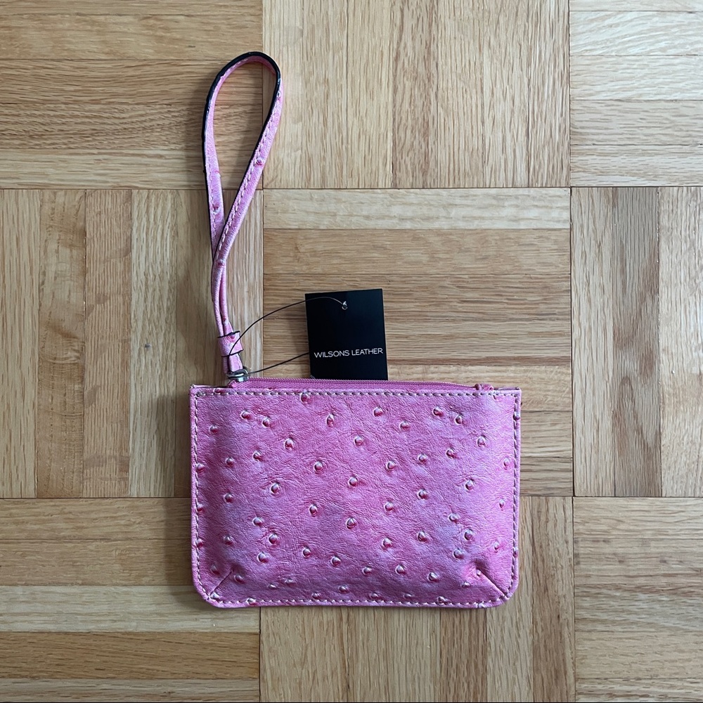 Pink Wilsons Leather Wristlet - BNWT